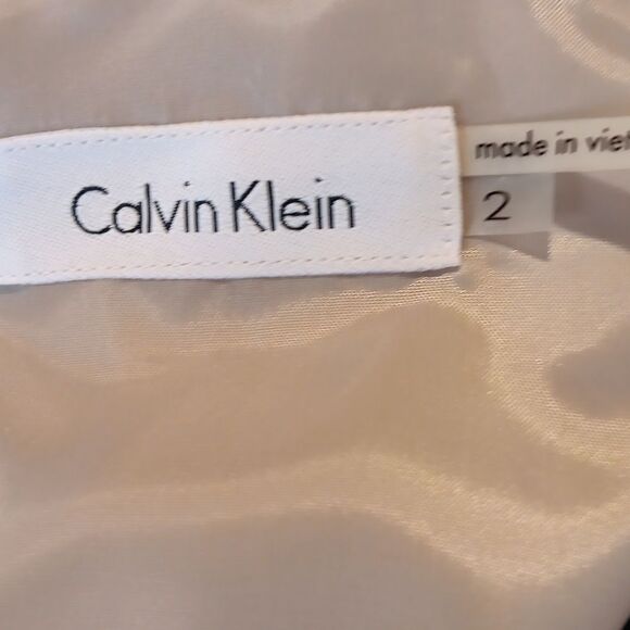 Calvin Klein Woven Sheath Dress  Beigecore, Quiet Luxury, Classic - Picture 12 of 15